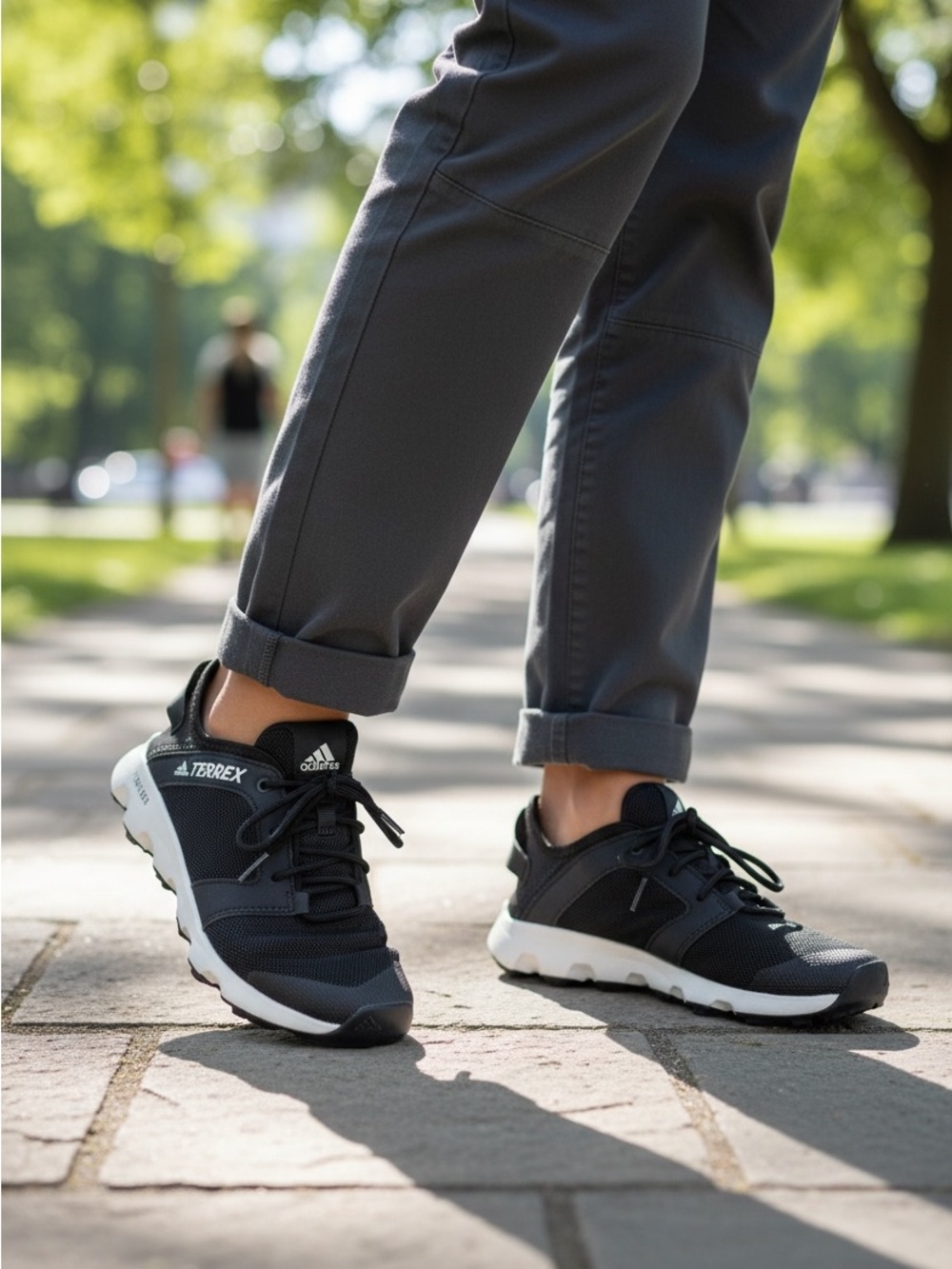 adidas Terrex Voyager Trail Running Sneakers - Black/White